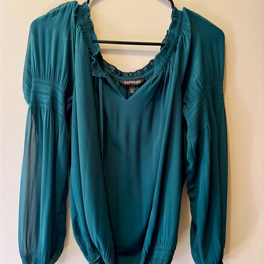 Express Teal Women's Top
